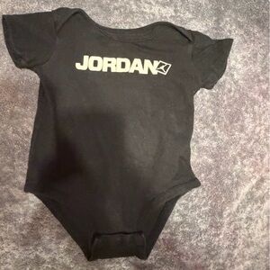 Jordan Black and White Kids Bodysuit